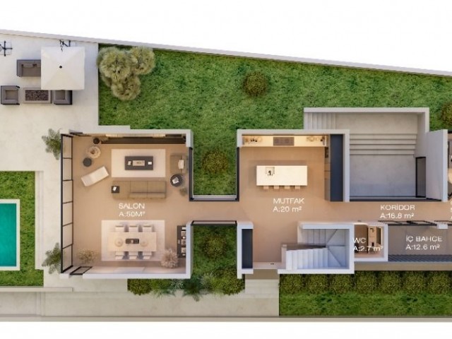 are you ready to living in most luxury & beauty& huge 3+1 , four floors villas in middle of kyrenia