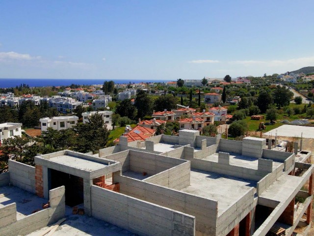 Kyrenia, Alsancak, 2 + 1 Wohnung, Meer- und Bergblick, wo sich Qualität und moderne Architektur unter einem Dach treffen