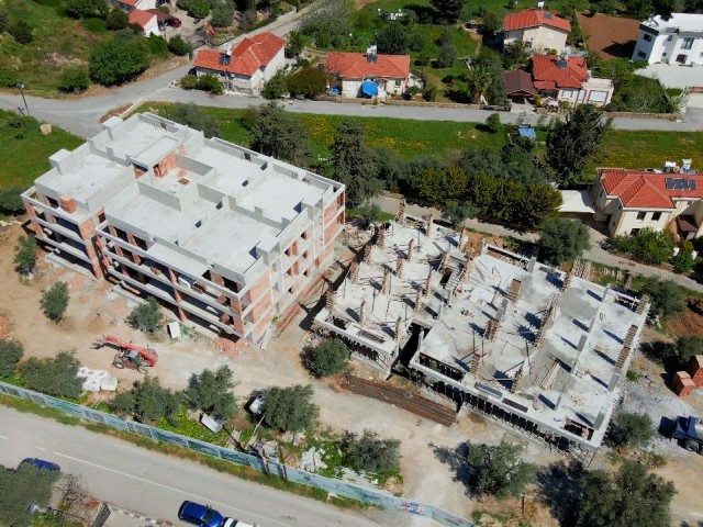 Kyrenia, Alsancak, 2 + 1 Wohnung, Meer- und Bergblick, wo sich Qualität und moderne Architektur unter einem Dach treffen