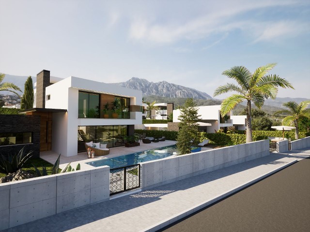 GIRNE, MOUNTAIN AND DENIZ VIEW , NEW LUXURY PROJECT