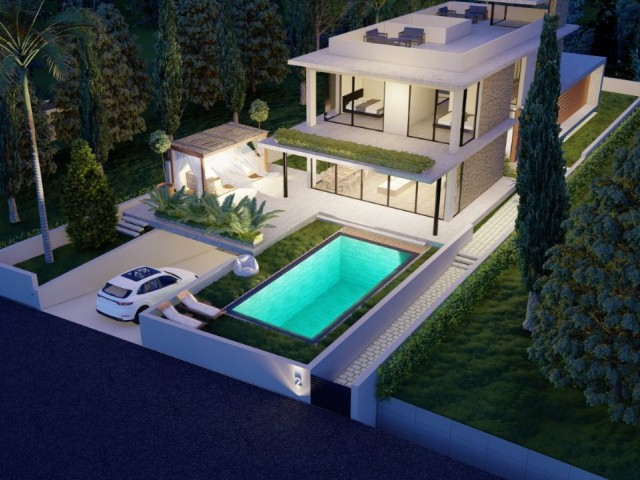 Are You Ready To Living In Most Luxury & Beauty& Huge 3+1 , Four Floors Villas In Middle Of Kyrenia