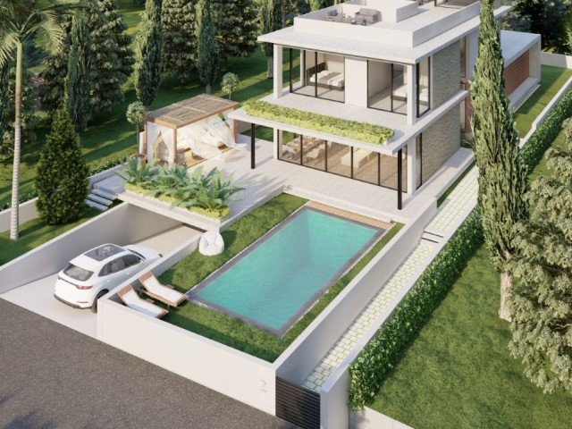 Are You Ready To Living In Most Luxury & Beauty& Huge 3+1 , Four Floors Villas In Middle Of Kyrenia