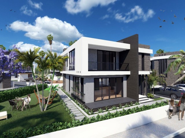 3 + 1 Villas In Famagusta Tuzla, Close To The Sea, Intertwined With Nature