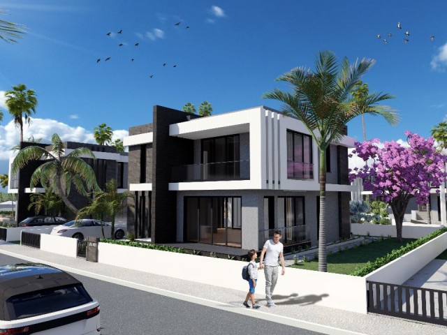 3 + 1 Villas In Famagusta Tuzla, Close To The Sea, Intertwined With Nature