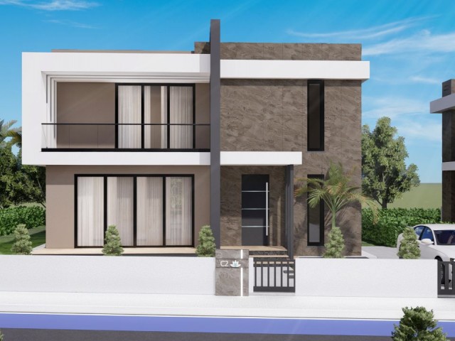 Luxurious and Exquisite 4+1 Villas In Famagusta, Close To The Sea and Natural