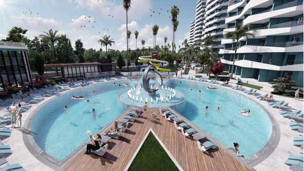 Iskele, Long Beach, 1+1 Yenı Proje , Deniz ve Dağ Manzaralı, Lüks, Muhtesem Konum