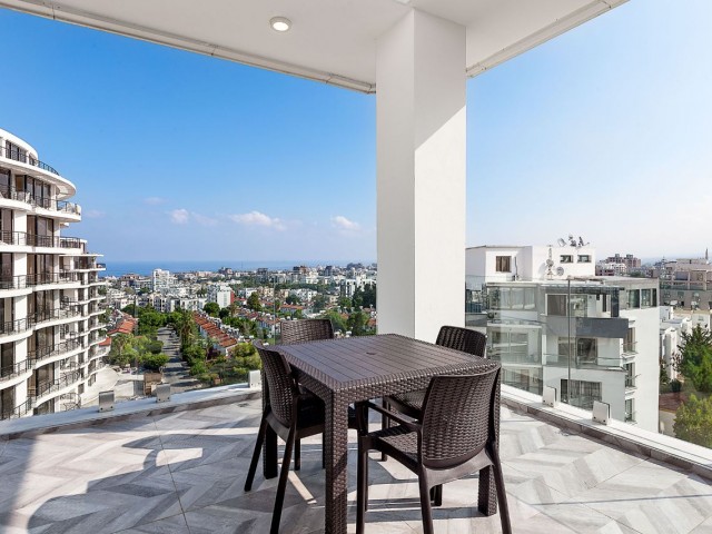 KYRENIA CENTER, 1+1 , MOUNTAIN AND SEA VIEWS, MAGNIFICENT LOCATION, FULLY FURNISHED