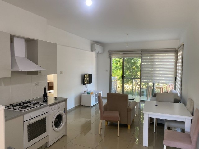 ground floor 2+1 flat with garden behind karaoğlanoğlu tempo market