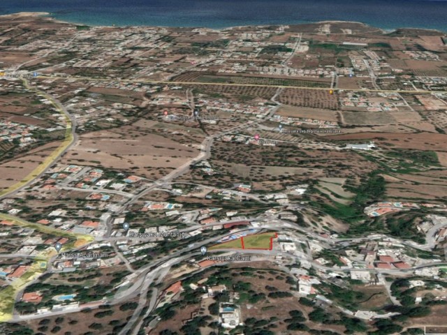 LAND FOR FLOOR WITH SEA VIEW IN GİRNE-KARŞIYAKA REGION!!