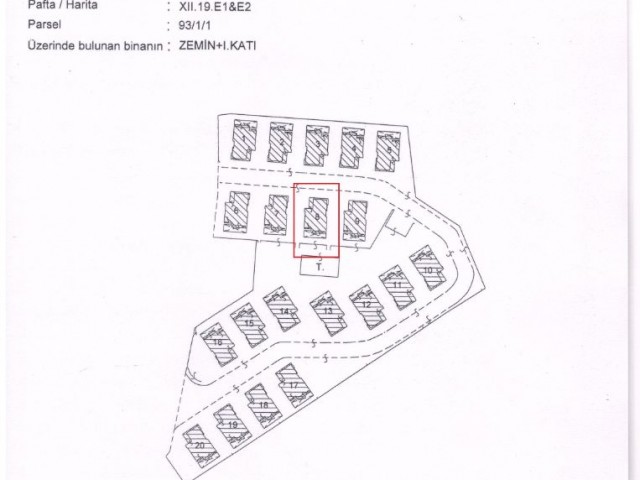 Satılık 2+1 Villa  Girne Amerikan Universitesi arkası 