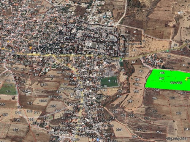 Investment land for sale next to Censa houses (on the zoning limit) in Lower Dikmen, Kyrenia