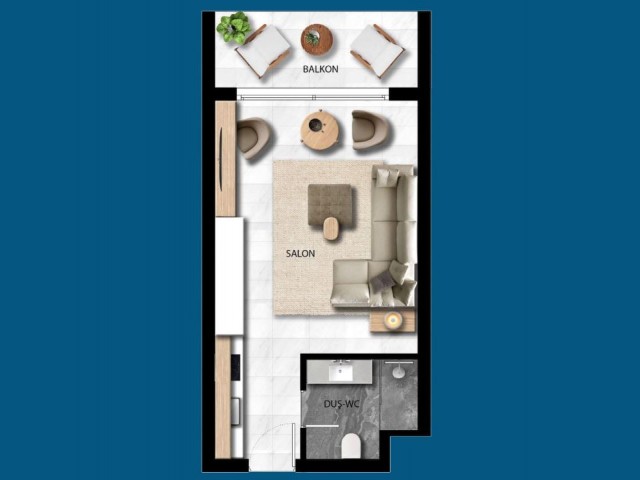 Apartment 1+0 im Courtyard Platinum