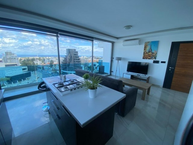 2+1 LUXURY FLAT WITH SEA VIEW IN KYRENIA CENTER