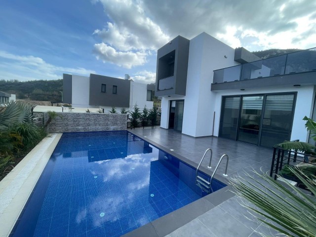 3+1 Luxury Villa for Rent - with Magnificent View in Karmi, Kyrenia