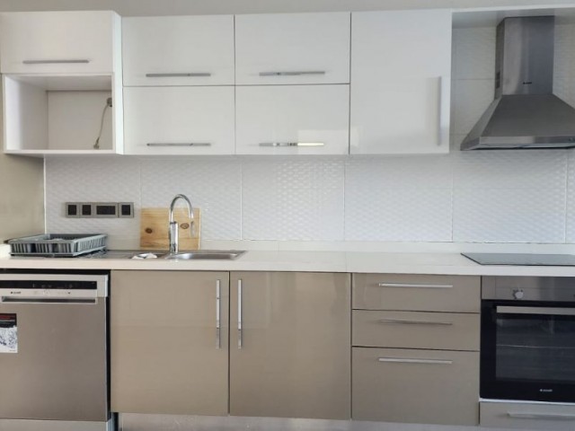 2 + 1 apartment for rent with monthly payment of 700 gbp in Akacan Elegance site in the center of Kyrenia