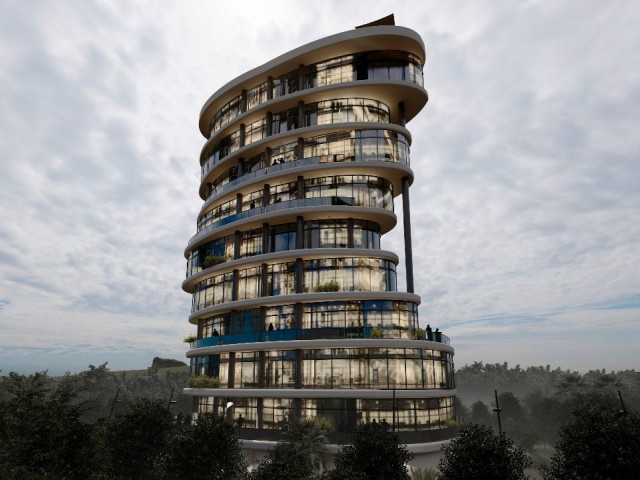 AKACAN BUSINESS TOWER ,GİRNE MERKEZDE TİCARİ İZİNLİ 14 ADET KİRALIK OFİSLER   