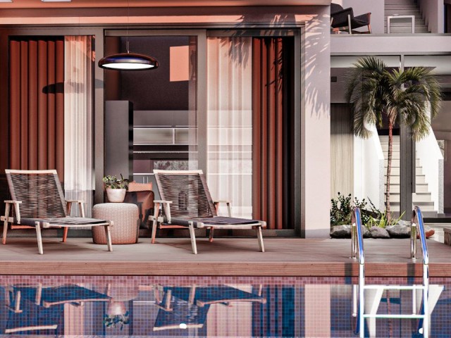 3+1 Luxusvilla mit privatem Pool und Sonnenliegen/Esentepe