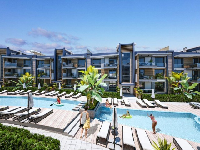 Flats in a Complex with a Pool in Kyrenia Lapta Project