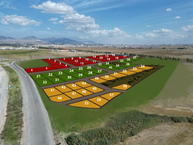 Plots for sale for commercial purposes in Alaykoy Industrial Zone