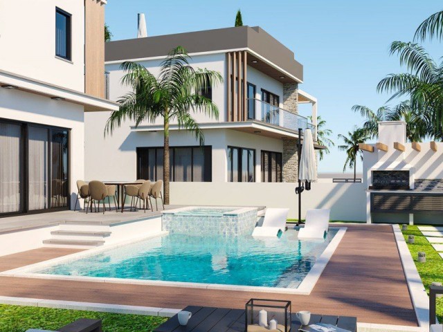 3+1 Villas with Sea View in Kyrenia Alsancak Region