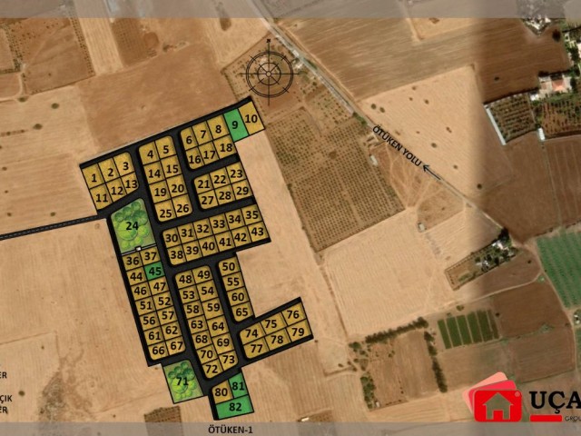 Parcel and infrastructure completed, stamps ready. Last 4 plots for sale in Ötüken 1 Project