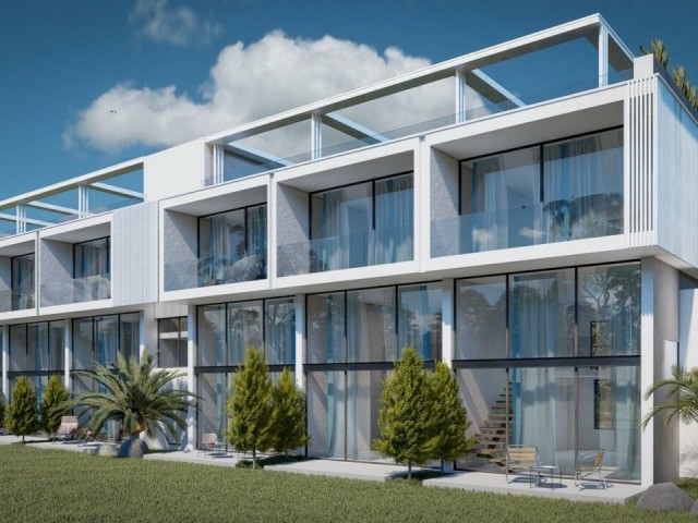 1+1 & 2+1 Apartments und Villen mit Meerblick in Kyrenia Esentepe