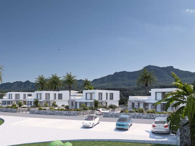 Wunderschöne 3+1 & 4+1 Bungalows mit Meerblick und Zahlungsplan in Kyrenia Alagadi