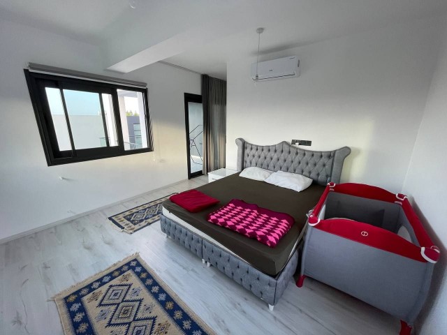 Furnished 4+1 Villa for Rent with Sea and Mountain Views in Çatalköy, Kyrenia