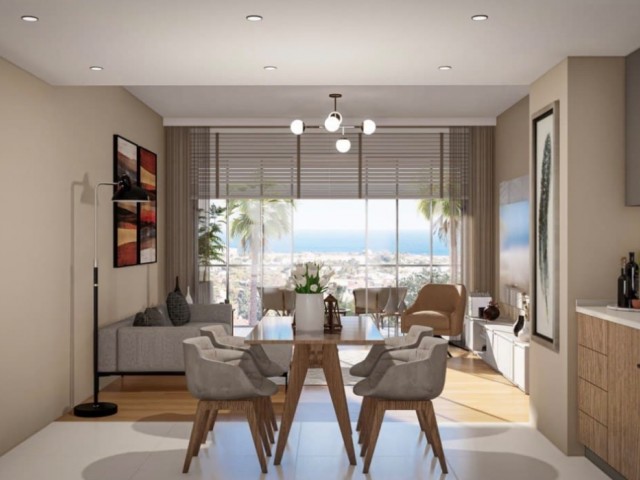 Wonderful 2+1 Apartments with Sea View in Alsancak, Kyrenia