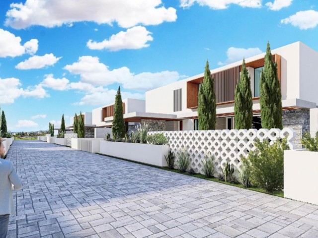 4+1 Villas with Pool and Sea View in Kyrenia