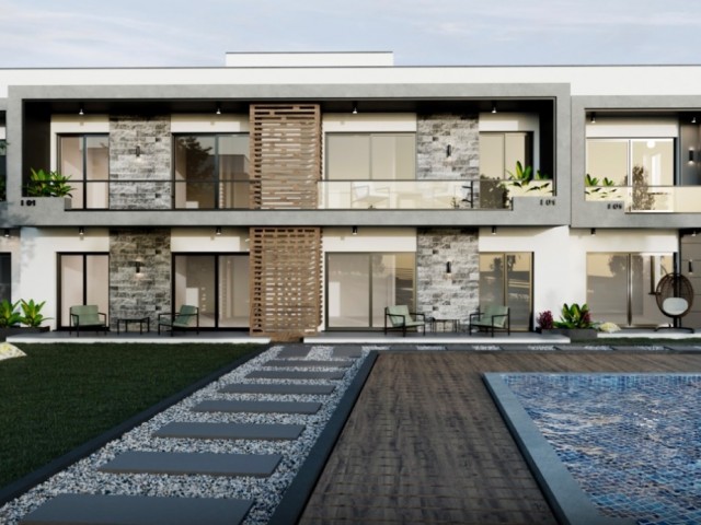 Villas and Flats from a Wonderful Project with Sea View in Alsancak