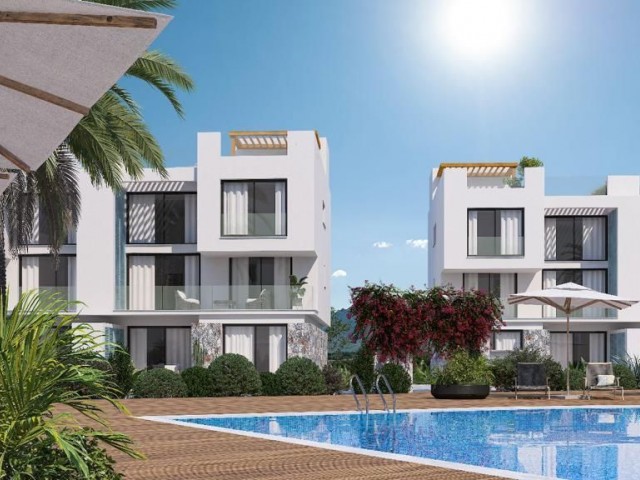 Excellent Flats and Bungalows from a Payment Planned Project in Tatlısu