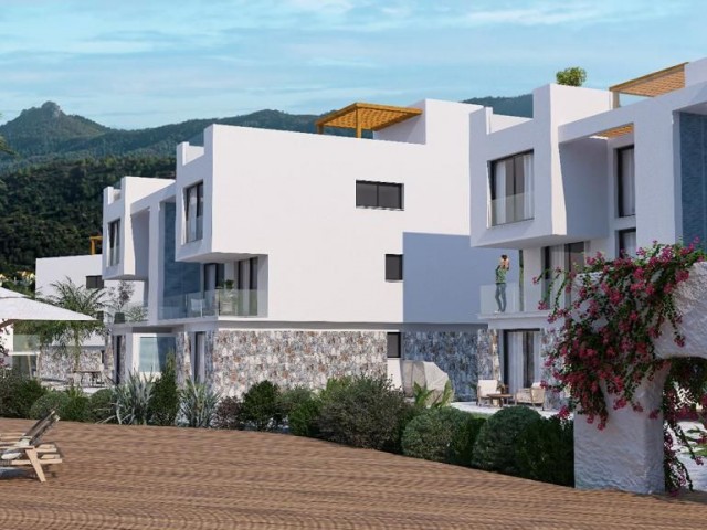 Excellent Flats and Bungalows from a Payment Planned Project in Tatlısu