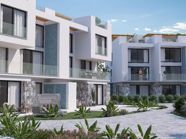 Excellent Flats and Bungalows from a Payment Planned Project in Tatlısu