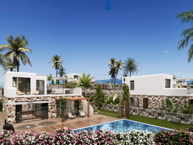 The last two villas with sea view in Bahçeli!