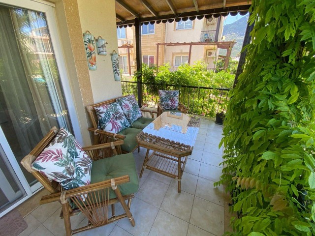 آپارتمان 3+1 با باغ و استخر مشترک برای فروش در لاپتا، مانند ویلای مستقل