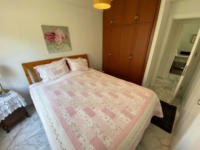 3+1 Apartment with Garden and Shared Pool for Sale in Lapta, Like a Detached Villa