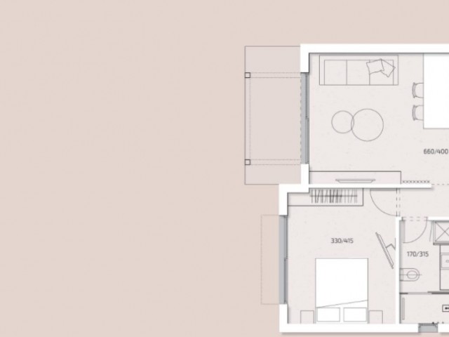 آپارتمان ها و ویلاهای عالی 2+1 و 3+1 در لاپتا