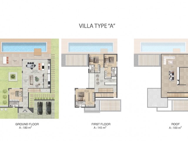 2+1 & 4+1 Apartments and Villas in Kyrenia Lapta region