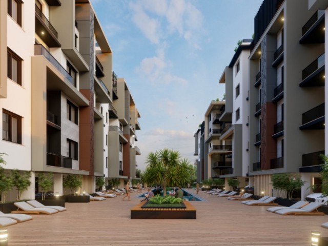 آپارتمان ها و ساختمان های تجاری 1+1 تا 3+1 در مرکز شهر گیرنه
