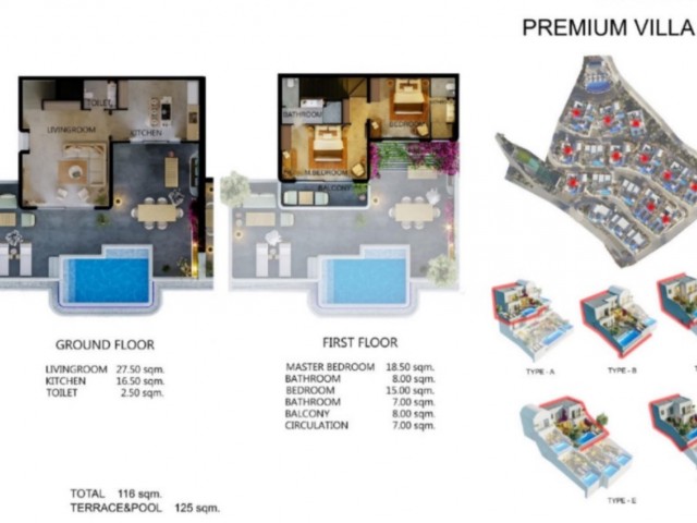 3+1 Apartments and Villas with Panoramic Sea View Studio with Payment Plan in Kayalar