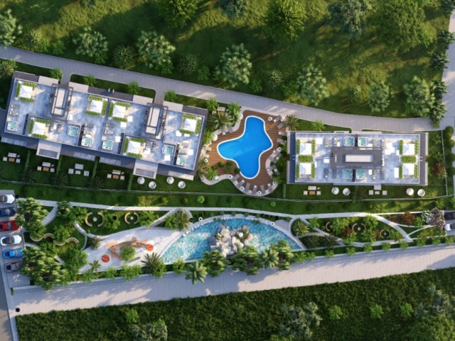 Great Flats with Shared Pool with Payment Plan in Lapta