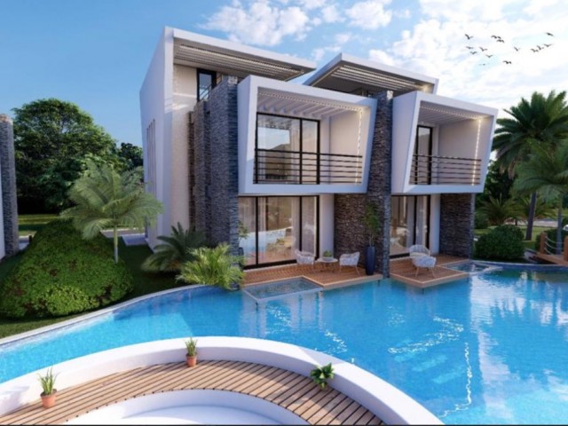 2+1 and 3+1 New Villas in Lapta