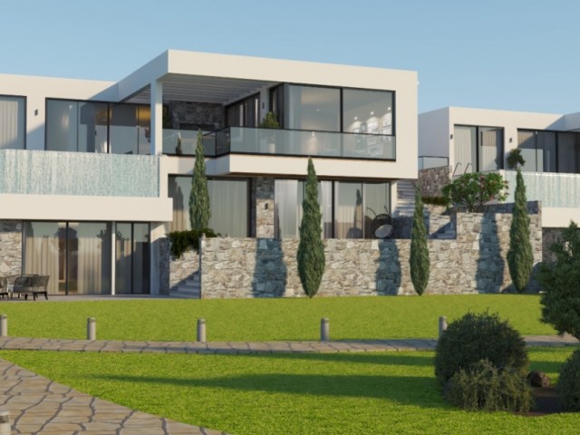 Charming villas with panoramic sea views in Arapköy
