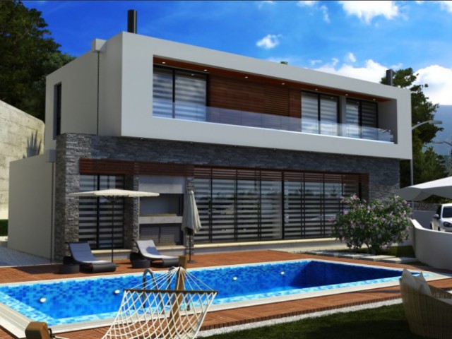 4+1 Luxury Villas with Sea View in Bellapais