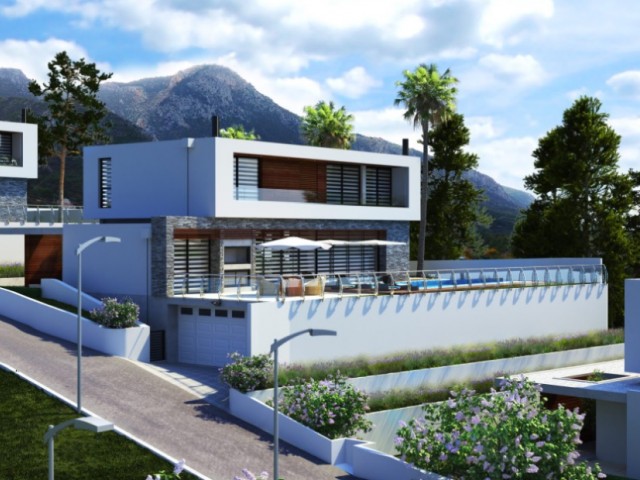 4+1 Luxury Villas with Sea View in Bellapais