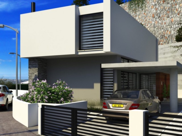 4+1 Luxury Villas with Sea View in Bellapais