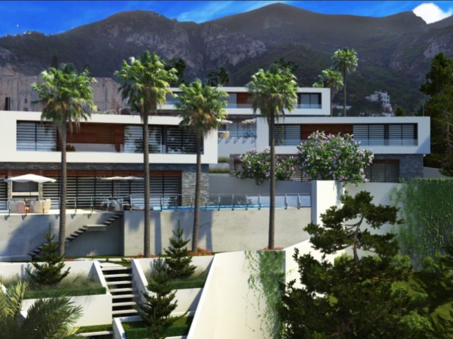 4+1 Luxury Villas with Sea View in Bellapais