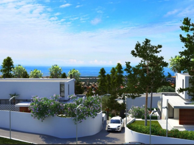 4+1 Luxury Villas with Sea View in Bellapais