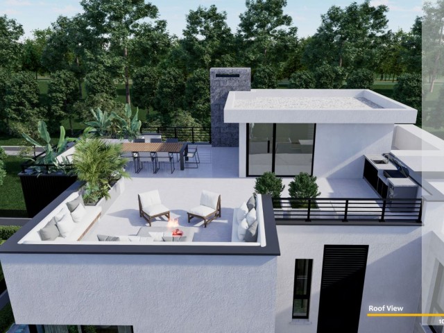 Magnificent villa at 3+1 project stage in Çatalköy/Girne region